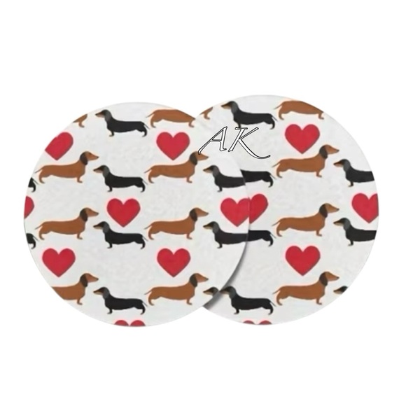 Dachshund Car Coaster Set 🐾 Doxie Wiener
Set of 2 - Picture 2 of 2